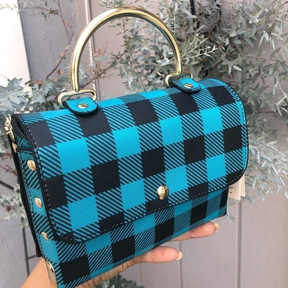 Plaid Flap Chain Bag